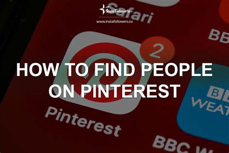 How To Find People On Pinterest Following Instafollowers