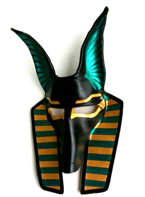 Anubis Leather Mask Leather Mask Anubis Egyptian Mask