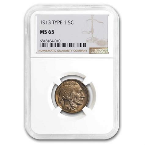 Buy 1913 Buffalo Nickel Type I Ms 65 Ngc Apmex