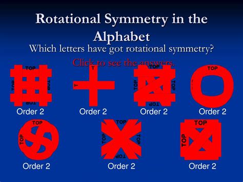 (a) a vertical mirror (b) a horizontal . PPT - Rotational Symmetry PowerPoint Presentation, free download - ID ...