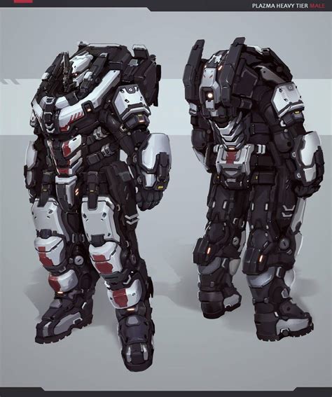 plazma heavy by 2 dpanda futuristic armor futuristic armour sci fi concept art