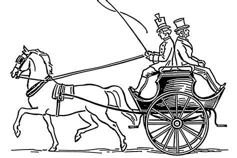 Horse Carriage Drawing At Getdrawings Free Download