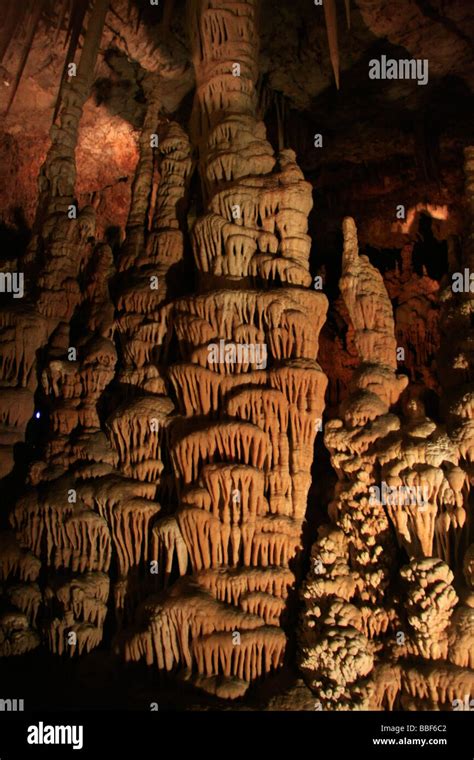 Israel Jerusalem Mountains Stalactites Cave Nature Reserve Also Called