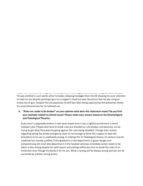 SOLUTION: Movie review john q - Studypool