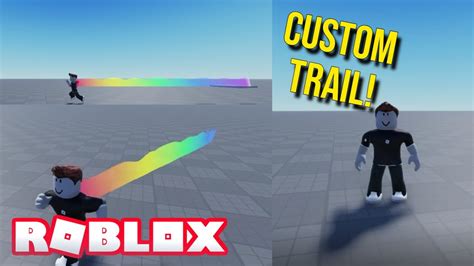 How To Make A Trail On Roblox Youtube