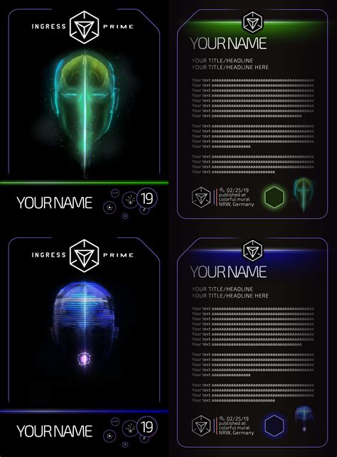 Bio Card Template Cumedorg