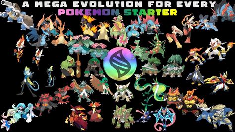 A Mega Evolution For Every Pokemon Starter Youtube