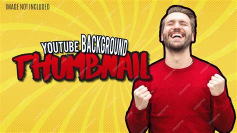 Free Vector Modern Youtube Thumbnail Design With Awesome Text Template