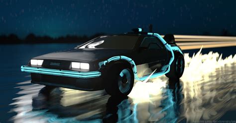 This slick animated rocket league ball logo. I used the DeLorean model to make this 4K wallpaper. Hope ...