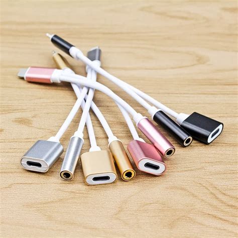 Evewher Headphone Adapter For Iphone 2 In 1 Audio Charging Music