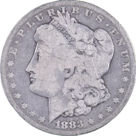 Early 1883 Morgan Silver Dollar 90 Us Coin Property Room