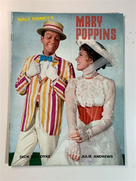 Vintage Usa Walt Disney S Original Mary Poppins Movie Brochure