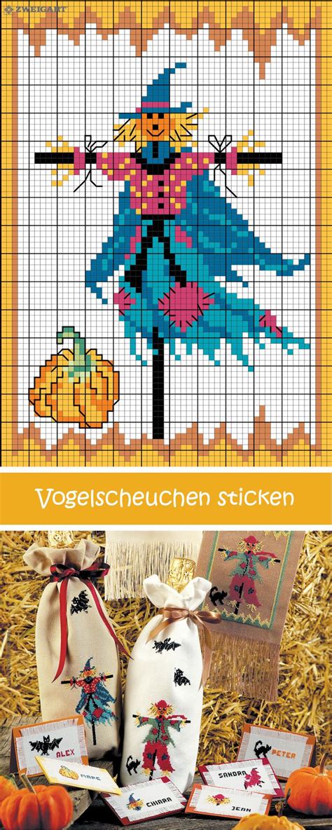 Sie wollen ihr persönliches stickmotiv in kreuzstich verwirklichen?. Vogelscheuchen sticken - Entdecke zahlreiche kostenlose Charts zum Sticken! | Sticken kreuzstich ...