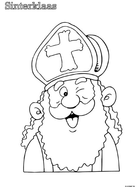 Kleurplaat Peuter kleurplaat Sinterklaas Kleurplaten.nl Sinterklaas