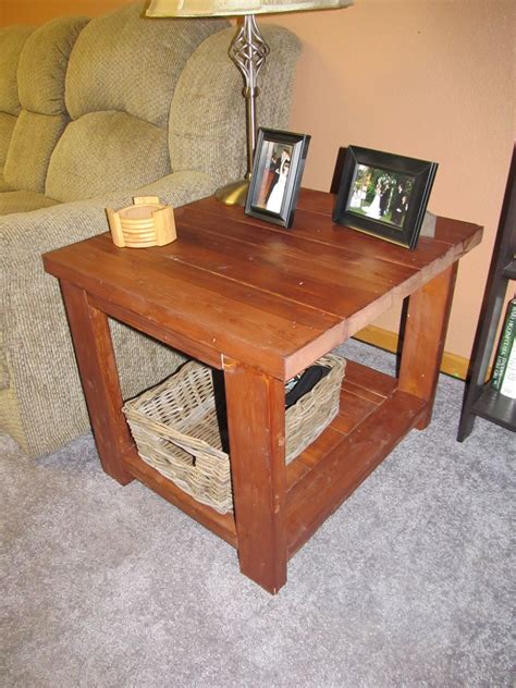 Ana White Rustic End Table Diy Projects