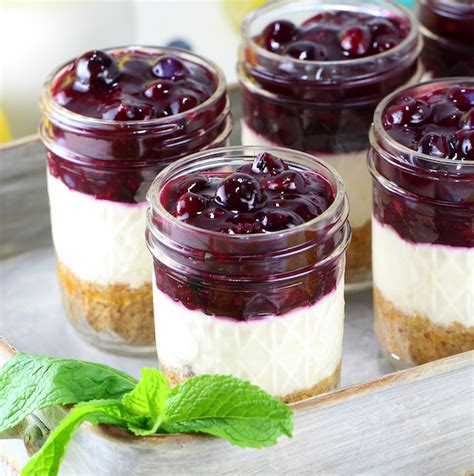 Baking in jars is a fun way to serve dessert, but you should follow some precautions to make sure there are no mishaps. Blueberry Lemon No Bake Cheesecake Jars | Taste And See