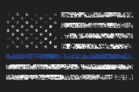 American Police Flag Graphic By Davgogoladze · Creative Fabrica