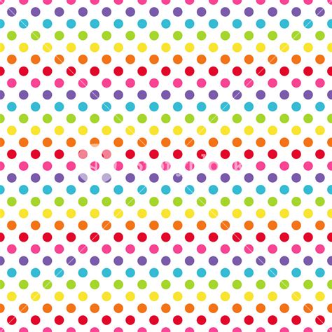 Rainbow Dots Pattern