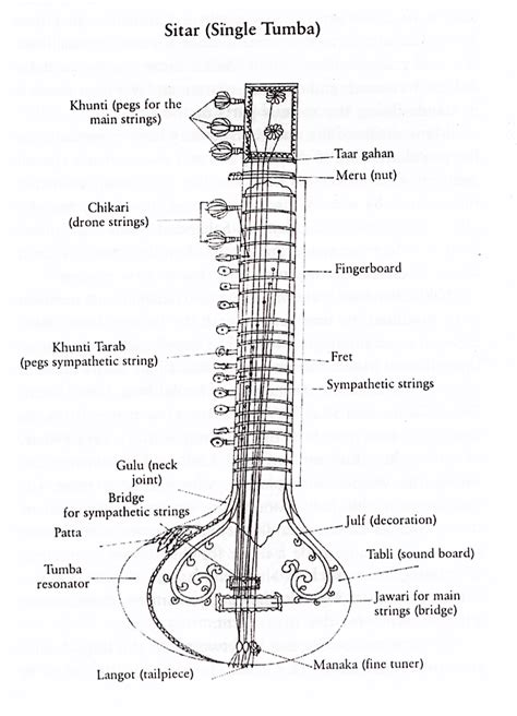 Sitar India Instruments Indian Musical Instruments Indian