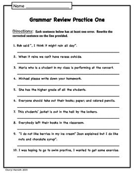 Hundreds of pdf lesson plans. Grammar Reviews SOL 8th Grade Writing Test | TpT