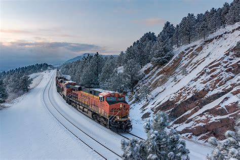 Best In Snow Check Out These 10 Amazing Winter Shots Of Bnsf Trains In