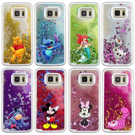 Cartoon Disneys Water Liquid Mickey Minnie Mouse Case For Samsung