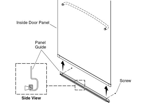 This seal stops shower leaks and creates a when buying a replacement shower door bottom seal, be sure you measure the thickness of the glass. Shower door parts guide