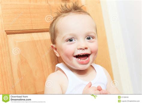 Happy 2 Years Old Baby Boy Kid Is Smiling Stock Photo Image Of