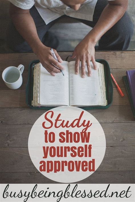 Study To Show Yourself Approved Study Words Faith