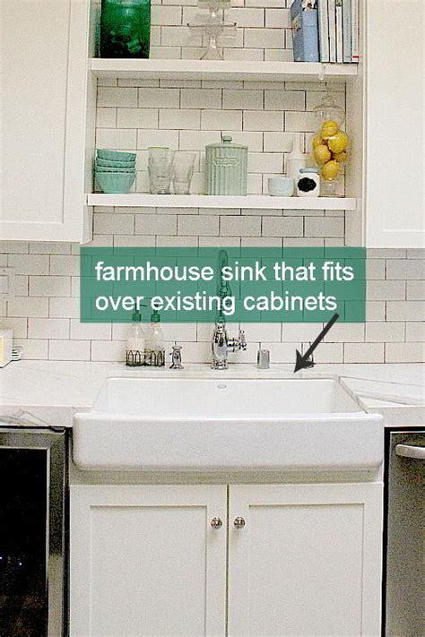My patented design allows for installation of apron sink in cabinetry. Ashley's Kitchen Remodel -- before and after!