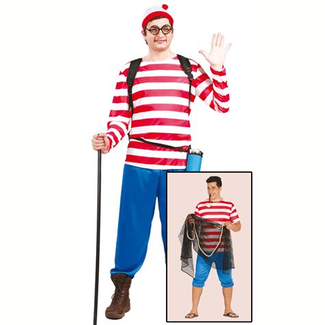 Fato Onde Está O Wally?, Adulto | Misterius.pt