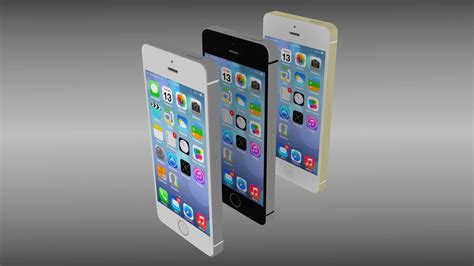 New Iphone 5s And 5c Collection 3d Model Cgtrader