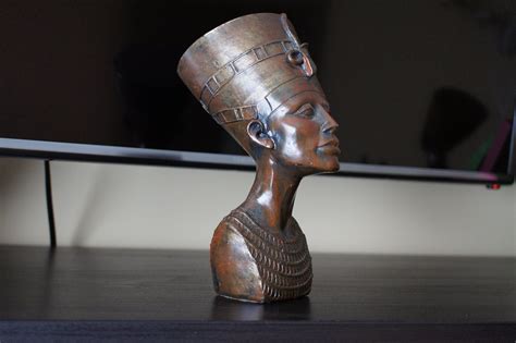 Vintage Art Deco Queen Nefertiti Bust Egyptian Old Egypt Etsy