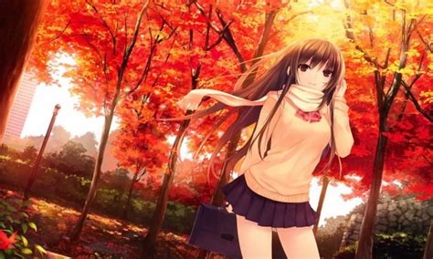 Autumn Weather Season Anime Hd Wallpaper Peakpx