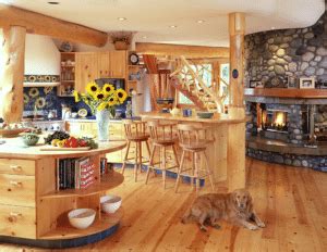Log Cabin Kitchen Design 16 300x232 
