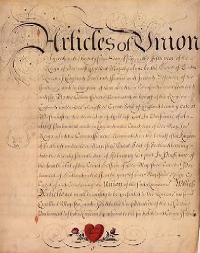 Act Of Union 1707 Uk
