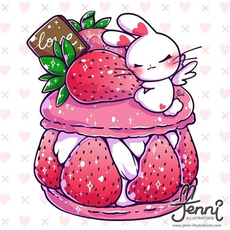 One Of My Loved Drawings In 2017 💖🐰🍓 Todaysheloves Made A Giant