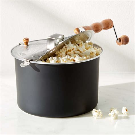 Stovetop Black Popcorn Popper Reviews Crate And Barrel