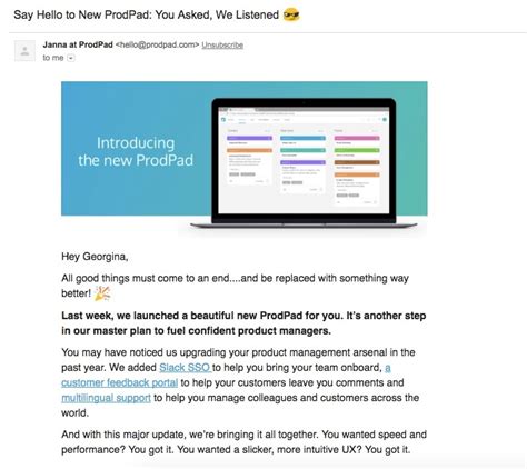As mentioned previously in this article, we have put together a collection of introductory emails to new colleagues for you to use in your own company. The 20 Best Product Launch Emails That Reengage Users