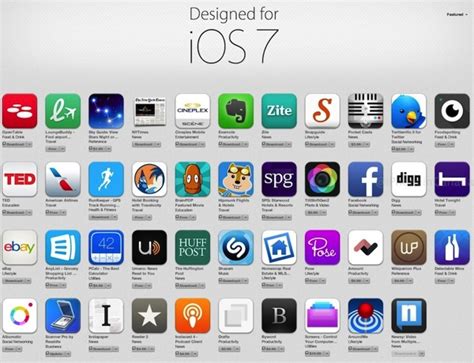 Apple Features Popular Apps Designed For Ios 7 In The App Store