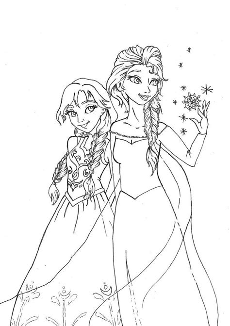 Coloring pages for children : anna from frozen coloring pages | you wanna build a ...