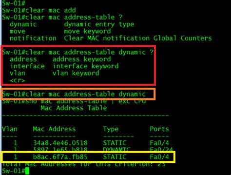 How To Show Mac Address Table On Cisco Switch Klobite