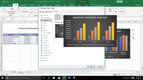 Types Of Charts In Ms Excel