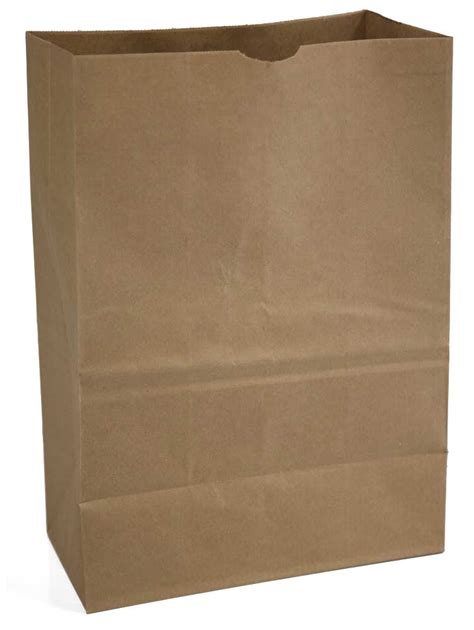 57 Lb Paper Brown Grocery Bags Flat Bottom 12 X 7 X 17