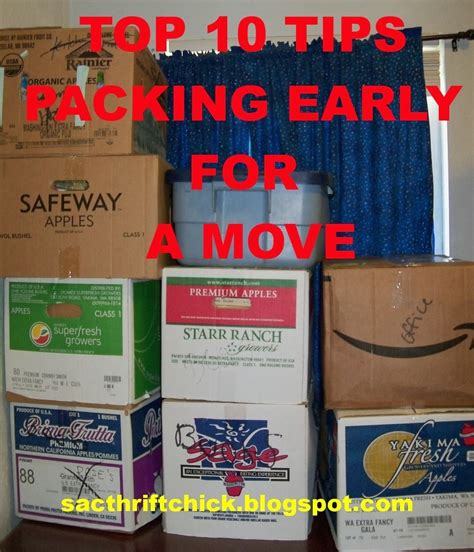 Top 10 Tips For Packing Early For A Move