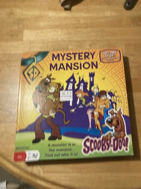 Scooby Doo Mystery Mansion Board Game Cartoon Network Pressman 1999 For