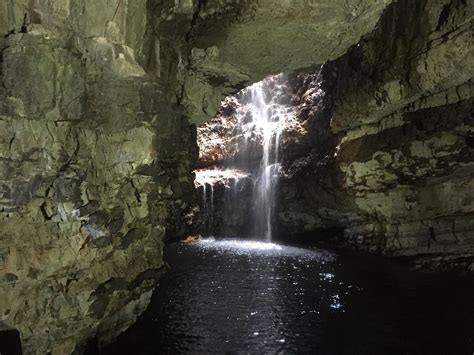 Earth Waterfall Inside Smoo Cave Durness Scotland Rnosillysuffix