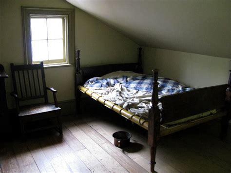 1930s Bedroom Primitive Colonial Dark Bedroom Rustic Farmhouse