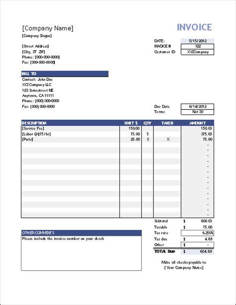 One Must Know On Business Invoice Templates