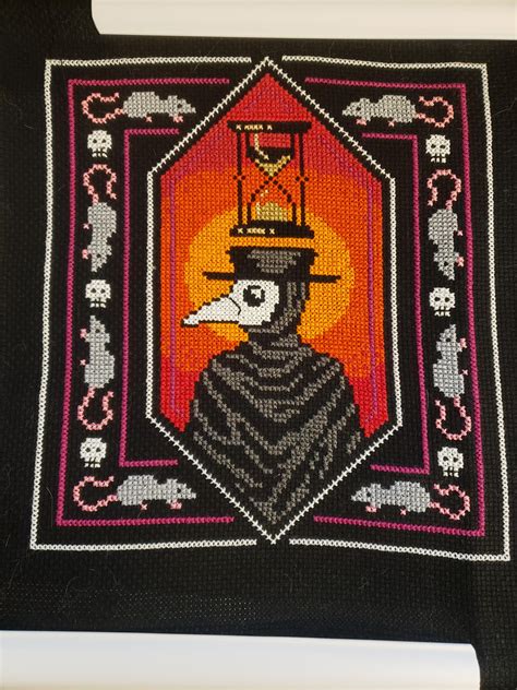 Fo Plague Doctor By Nightspiritstudio On Etsy Crossstitch